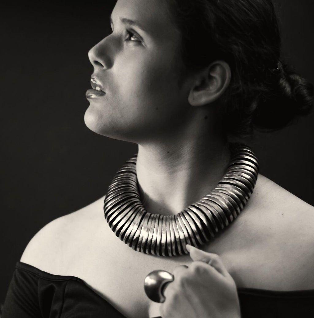 Monies Ancient Style Gold Necklace