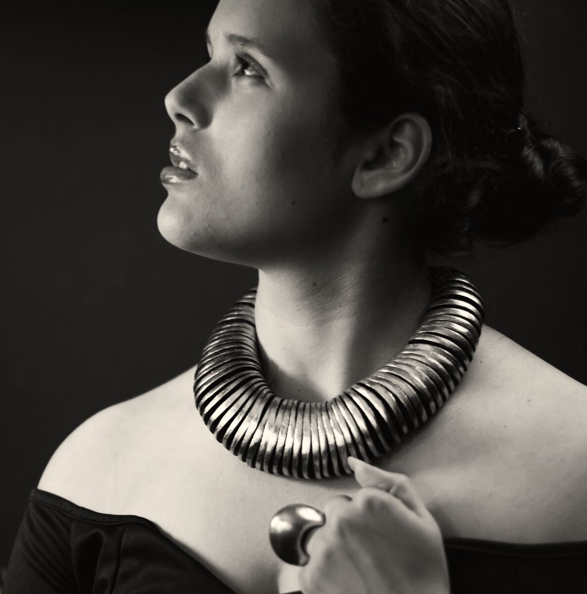 Monies Ancient Style Gold Necklace