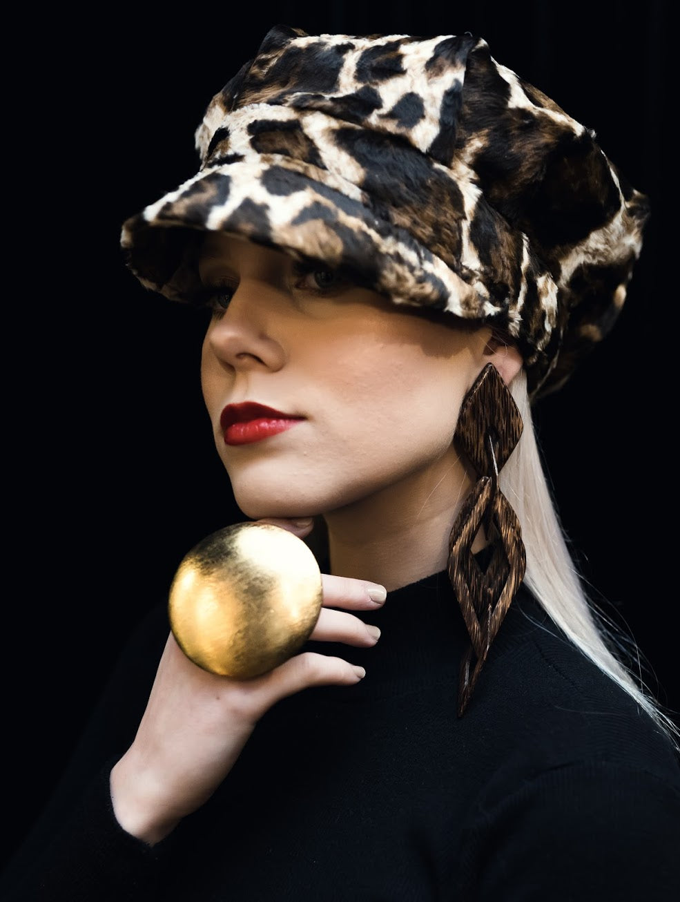 Misa Harada Soft Faux Fur Cap