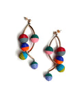Astolfo Venezia Pop Art Earrings, Rose Gold