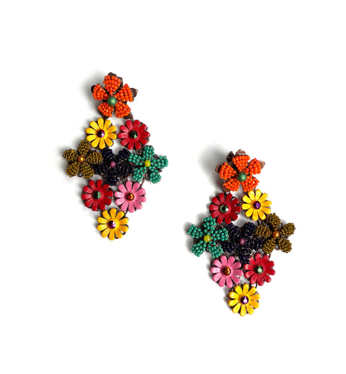 Astolfo Venezia Renaissance Flower Earrings