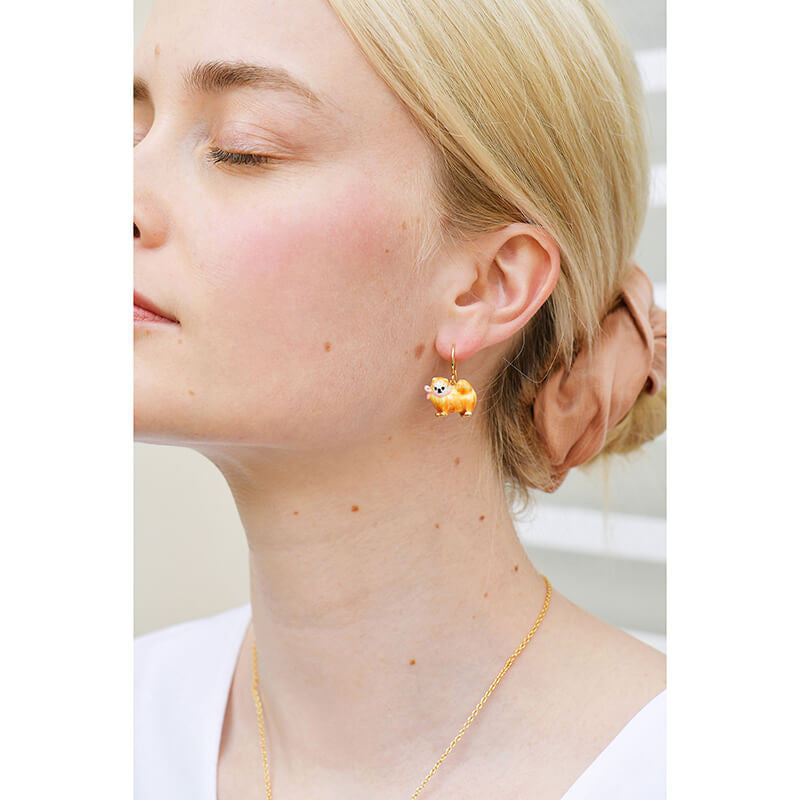 Les Néréides Pomeranian Earrings