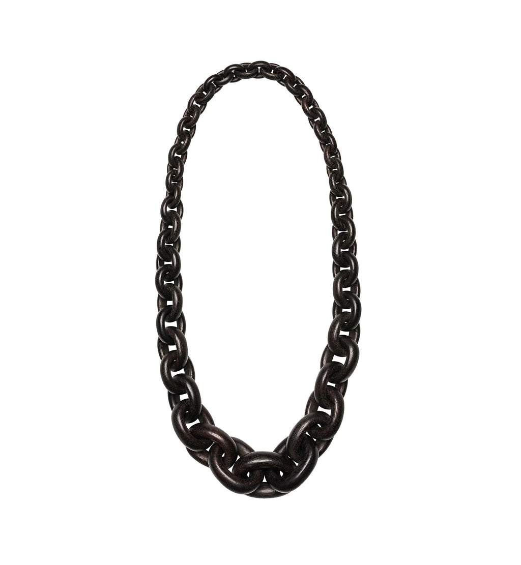 Monies Black Shanghai Chain Necklace