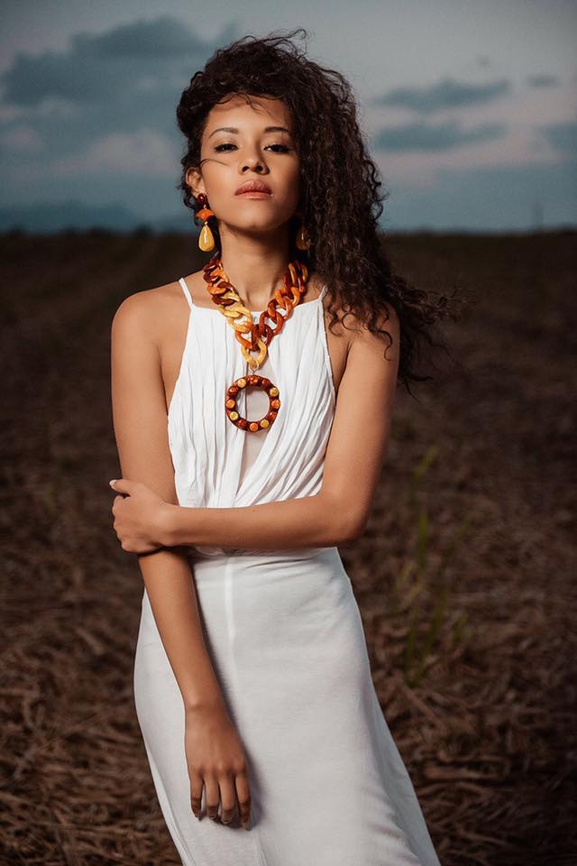 Dominique Denaive Brown Chain Pendant
