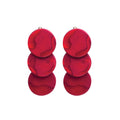 Dominique Denaive Ruby Red Tania Earrings