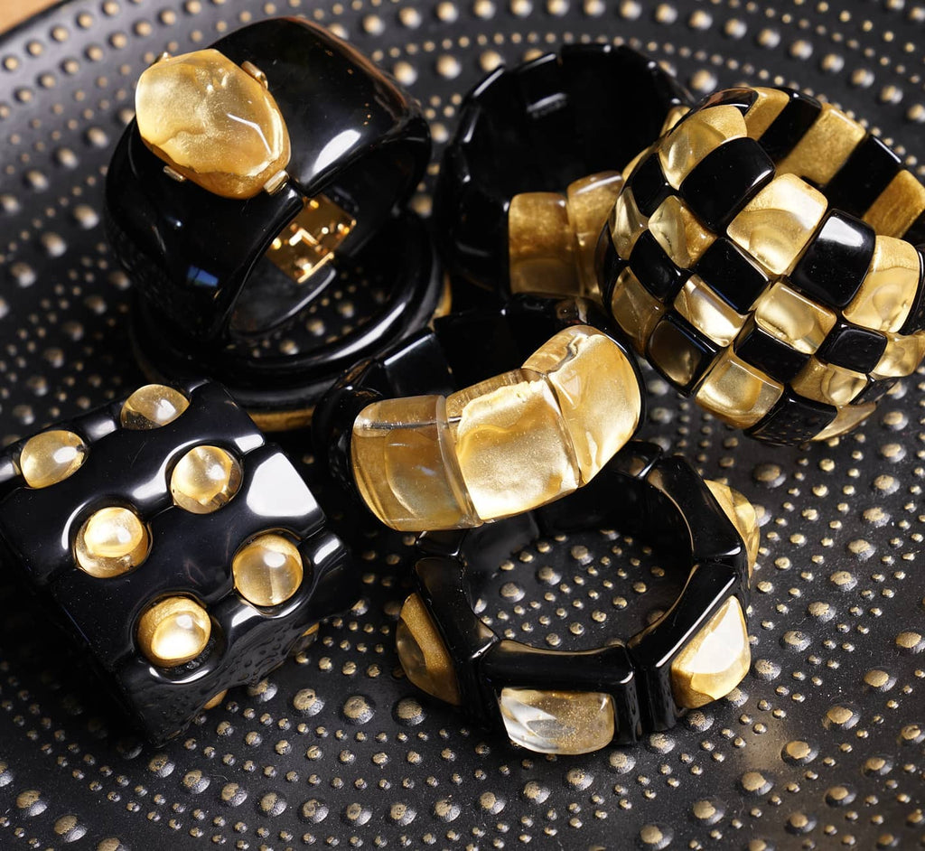 Dominique Denaive Art Deco Shakira Bracelet Bangle