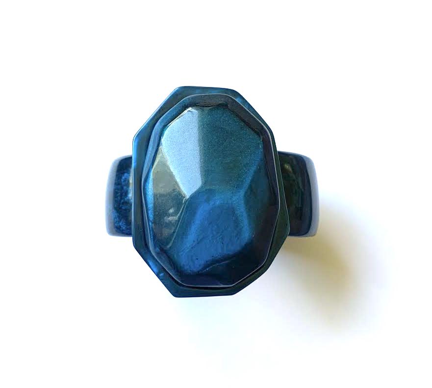 Dominique Denaive Chunky Blue Cuff Bracelet