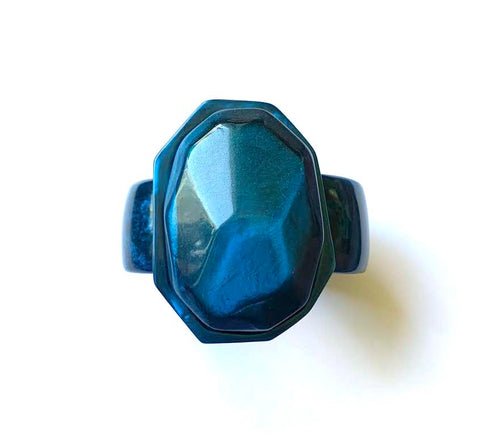 Dominique Denaive Chunky Blue Cuff Bracelet