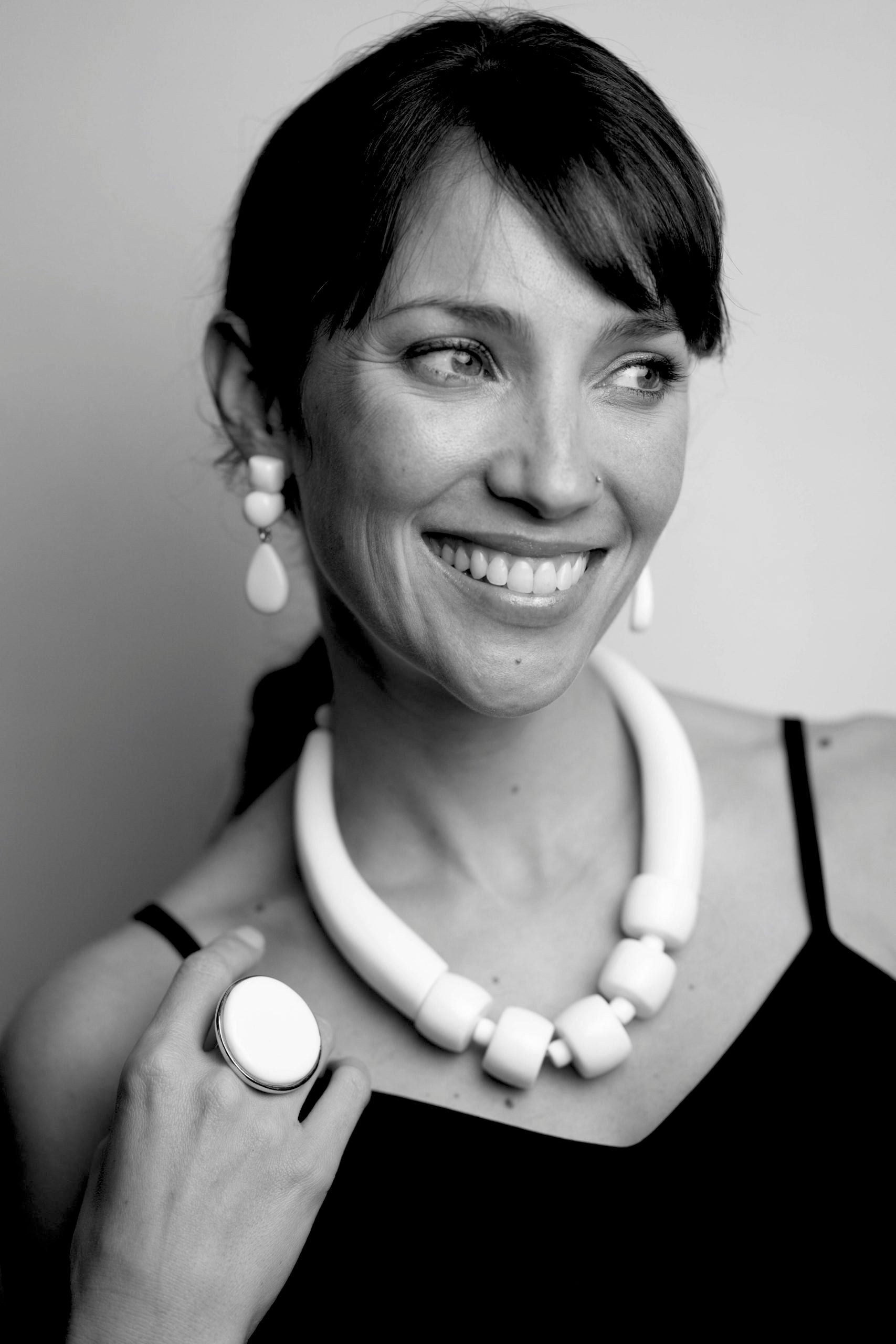 Dominique Denaive Bright Red Collar Necklace