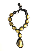 Dominique Denaive Simona Necklace in Black and Gold