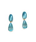 Dominique Denaive Light Blue Aurore Earrings