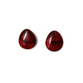 Dominique Denaive Aida Earrings in Wine Red