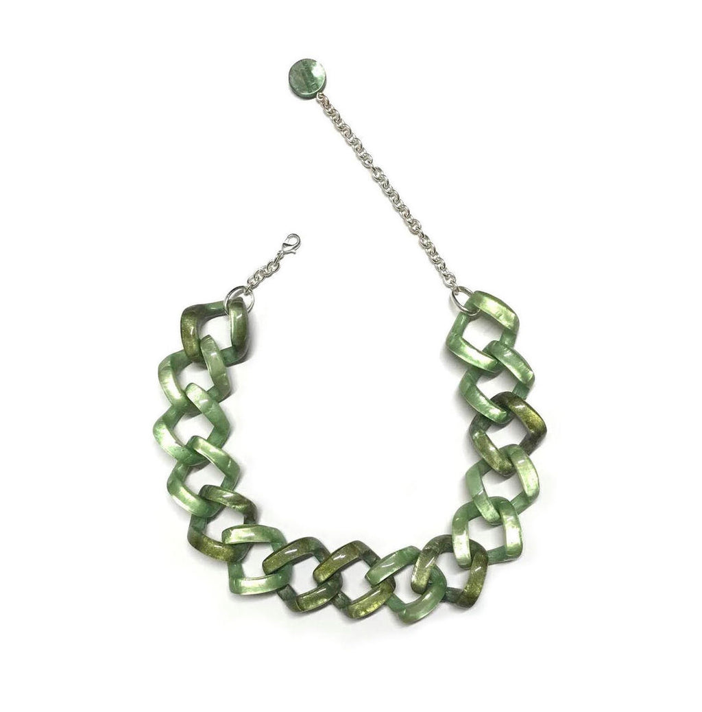 Dominique Denaive Iconic Caroline Chain in Green