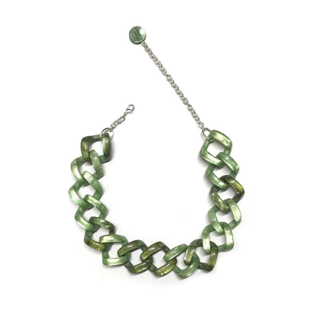 Dominique Denaive Iconic Caroline Chain in Green