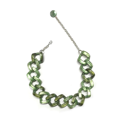 Dominique Denaive Iconic Caroline Chain in Green