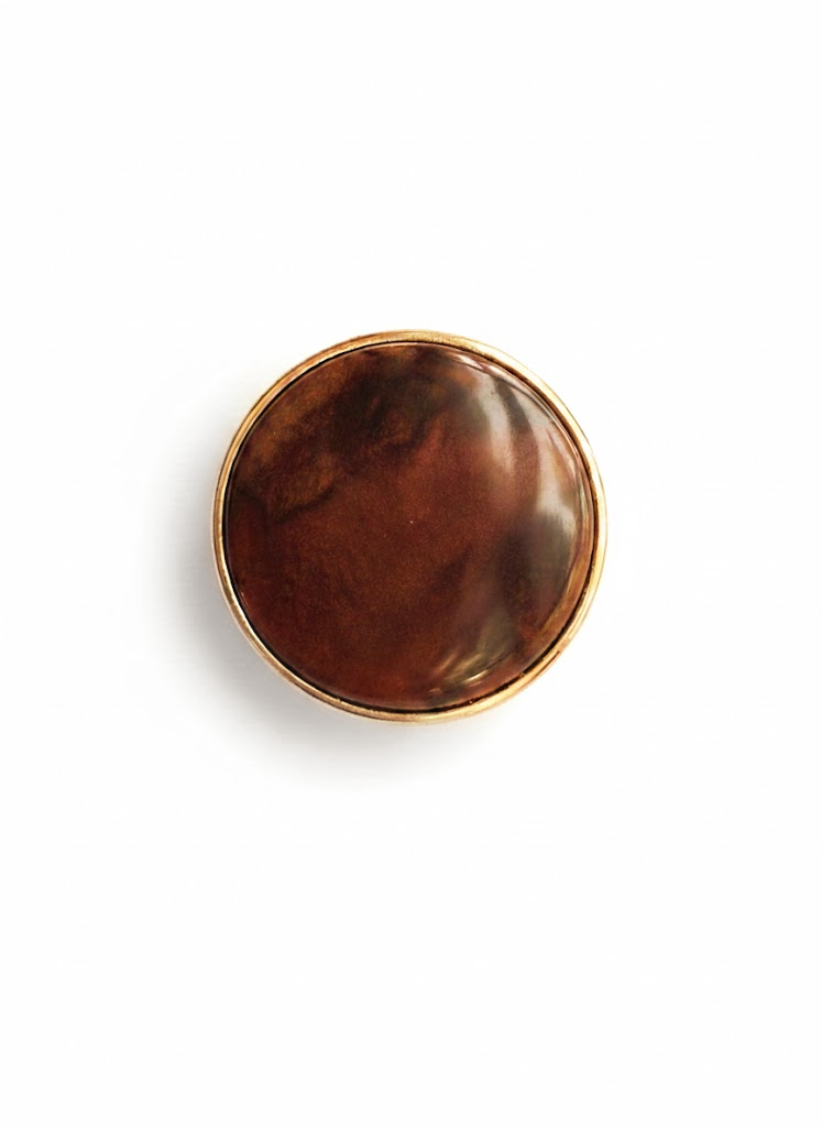 Dominique Denaive Constance Ring in Brown