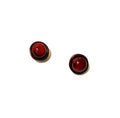 Dominique Denaive Wine Red Dolores Earrings