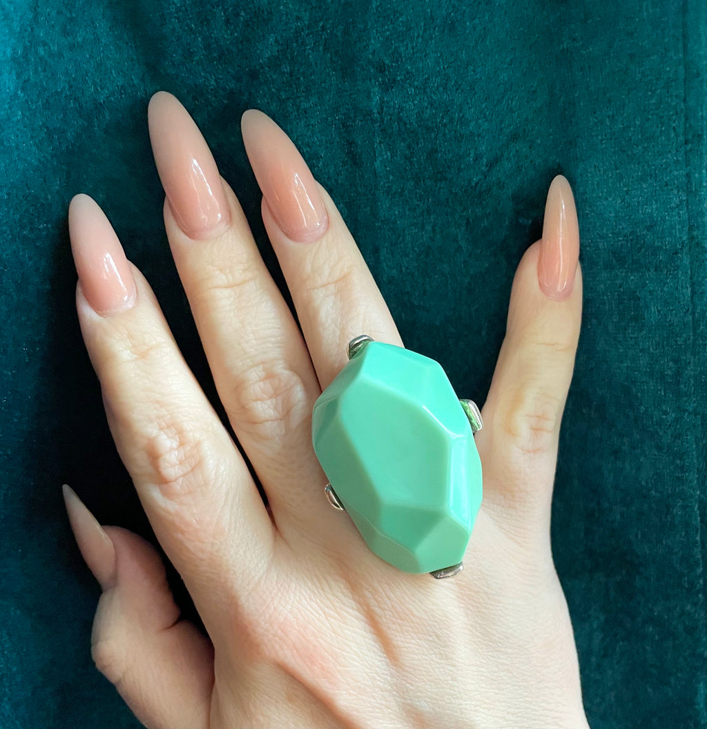 Dominique Denaive Diane Ring in Turquoise