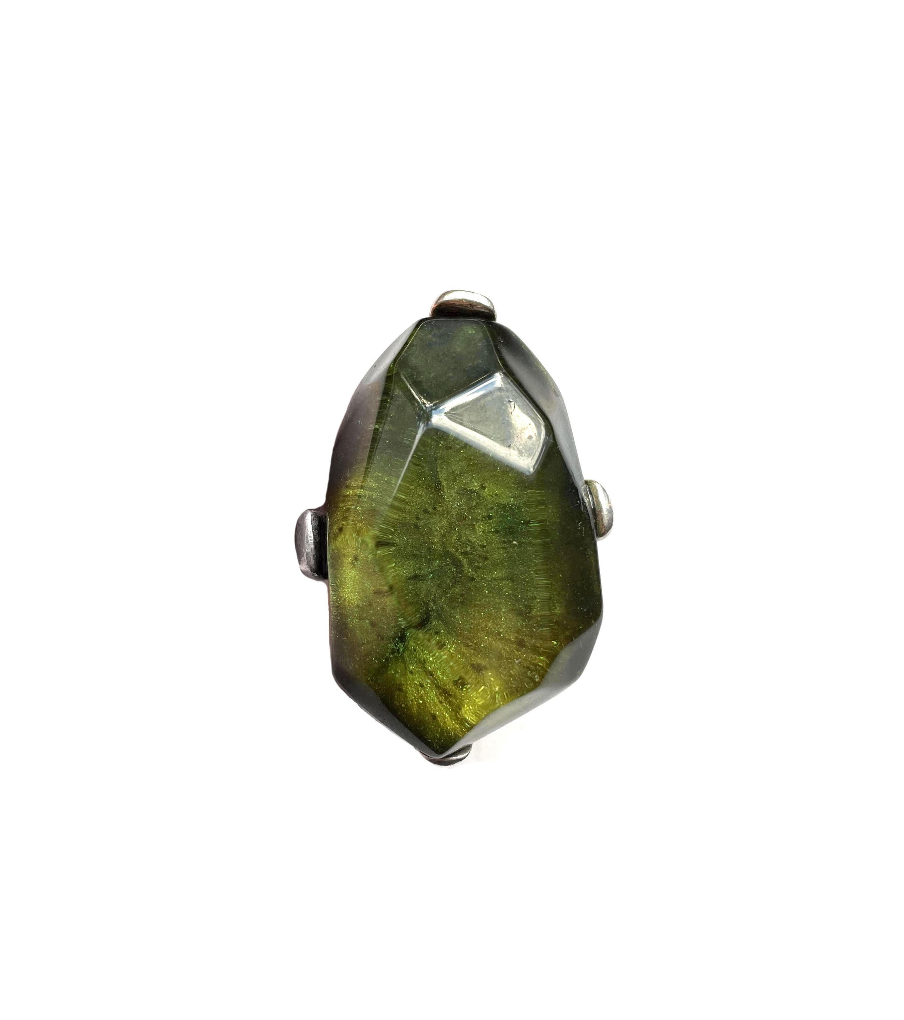 Dominique Denaive Diane Ring in Green