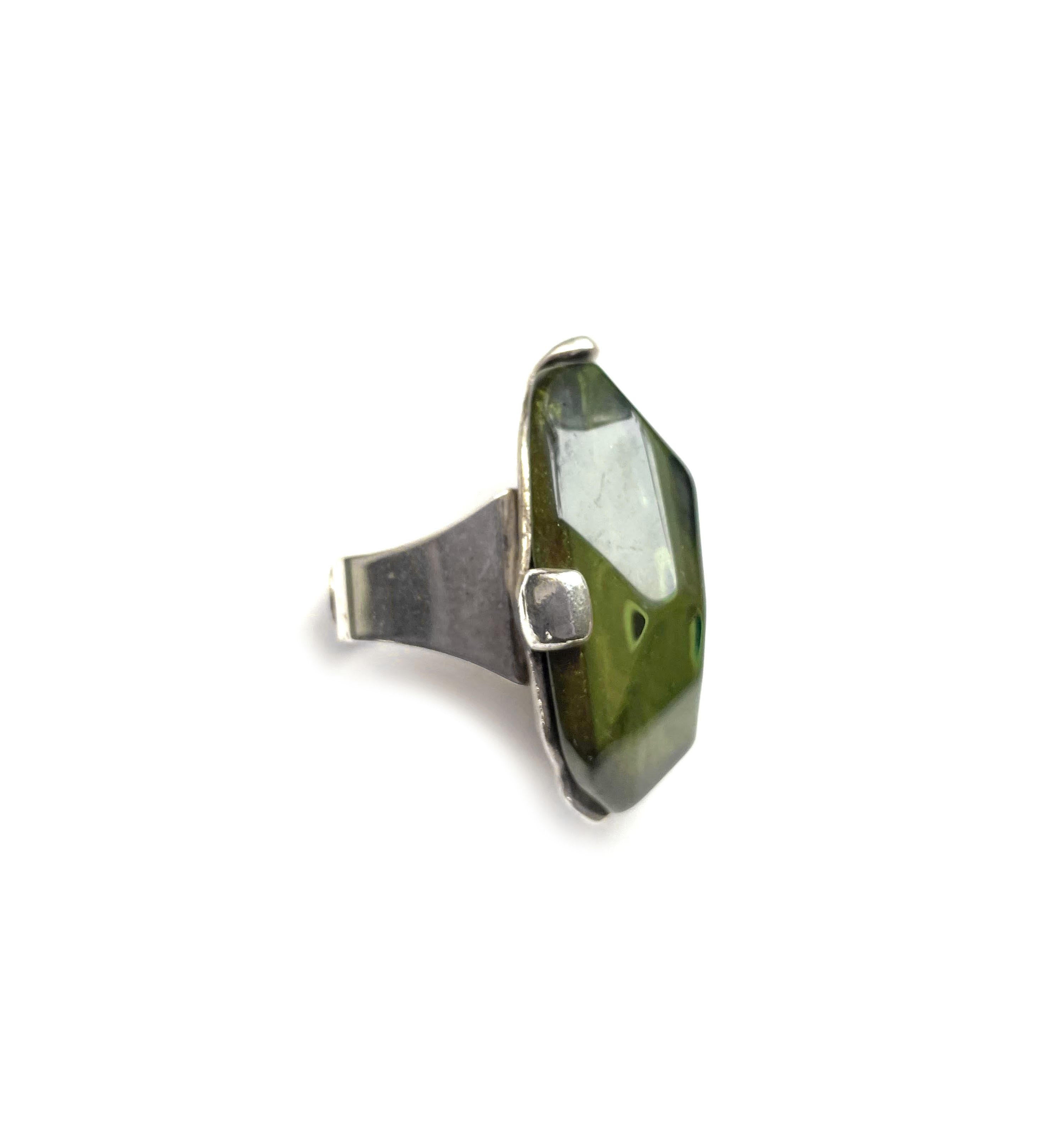 Dominique Denaive Diane Ring in Green