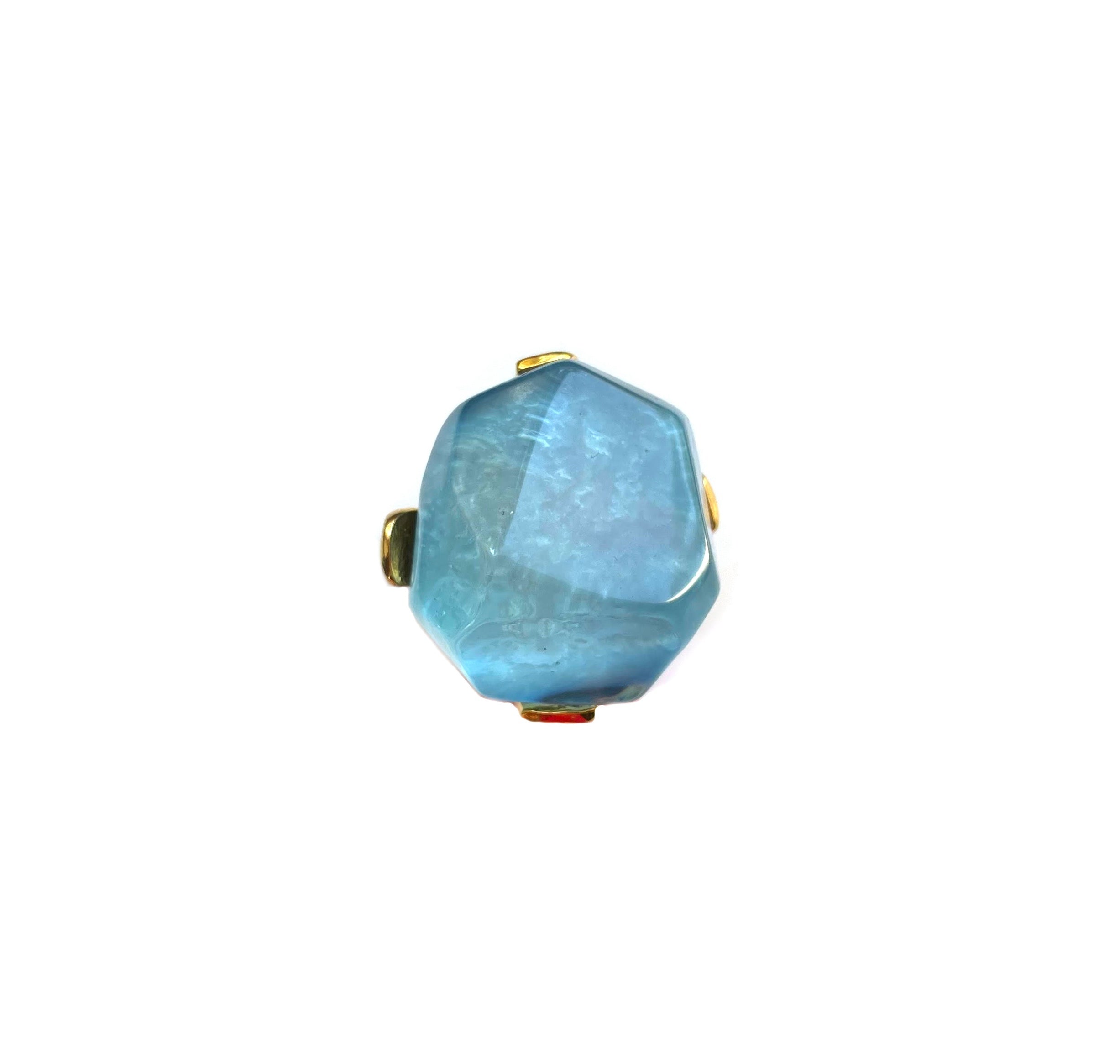 Dominique Denaive Sky Blue Eve Ring