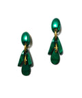 Dominique Denaive Emerald Green Paola Earrings