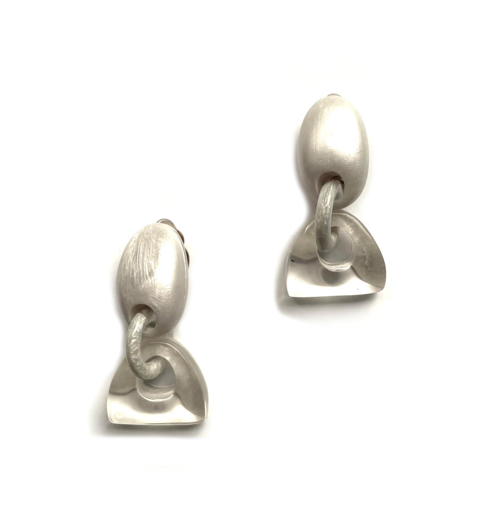 Dominique Denaive Faustine Earrings in Ivory Color