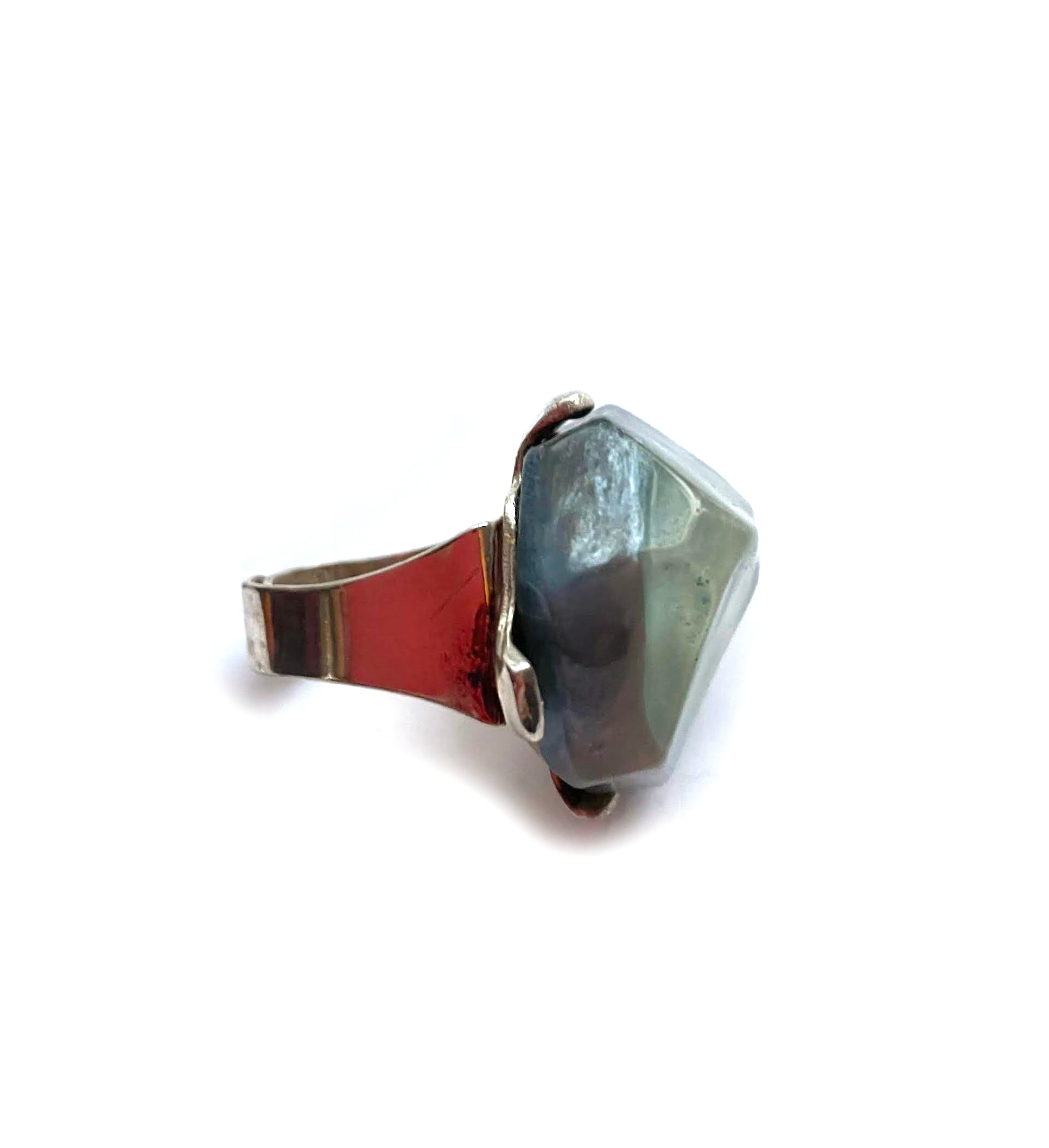 Dominique Denaive Blue Gray Eve Ring