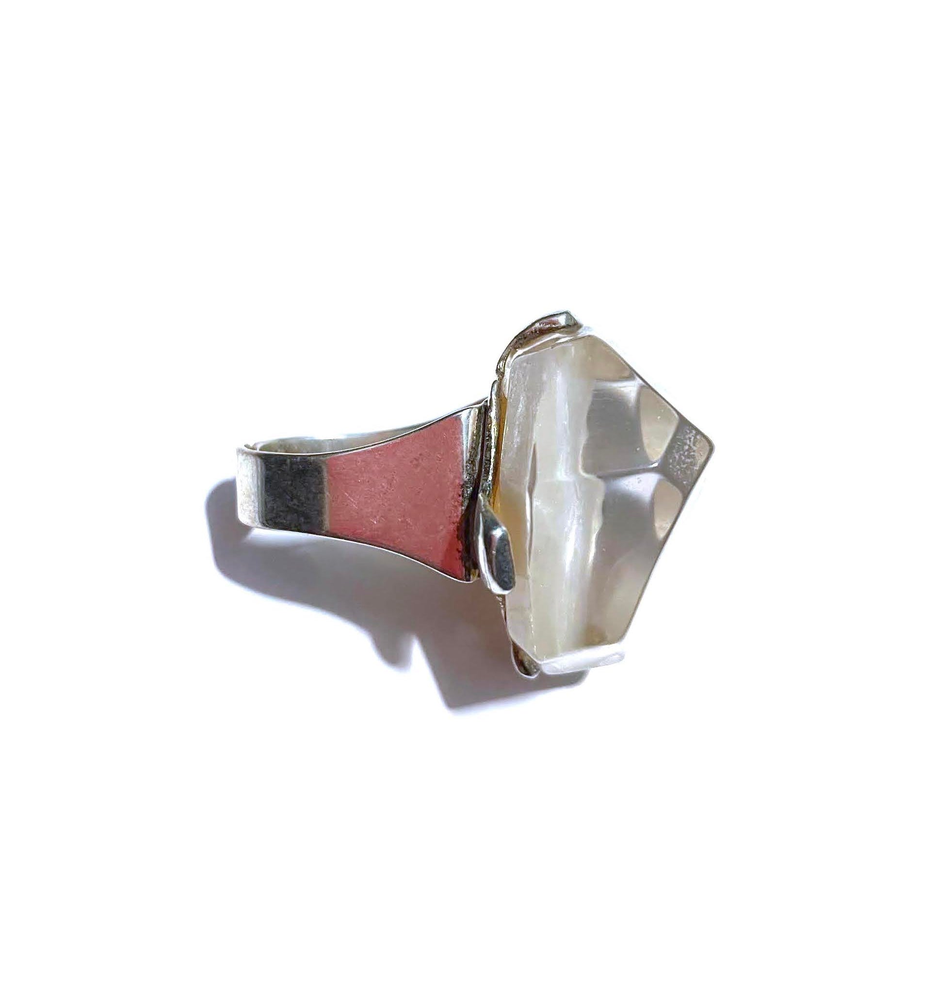 Dominique Denaive White Eve Ring