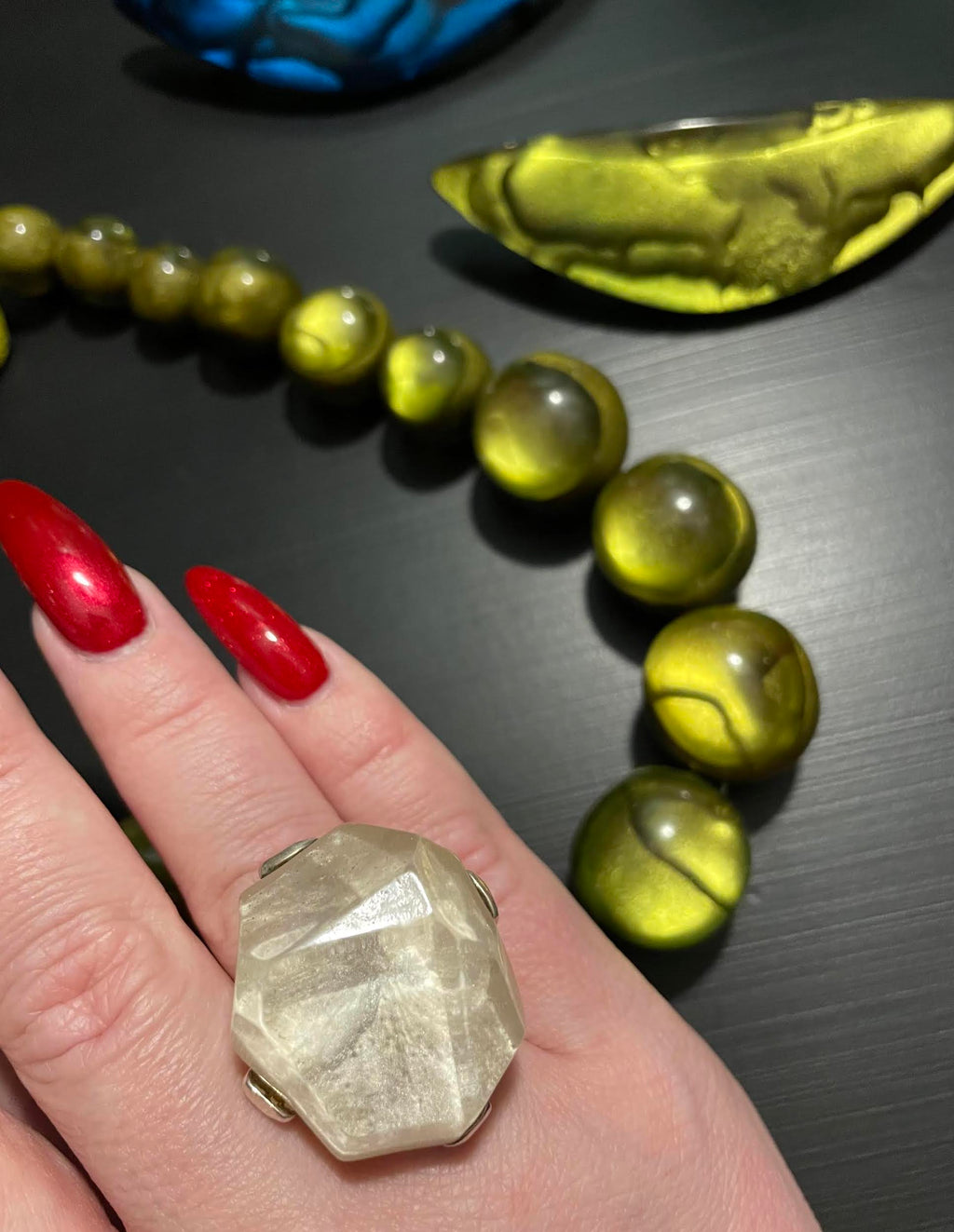 Dominique Denaive White Eve Ring