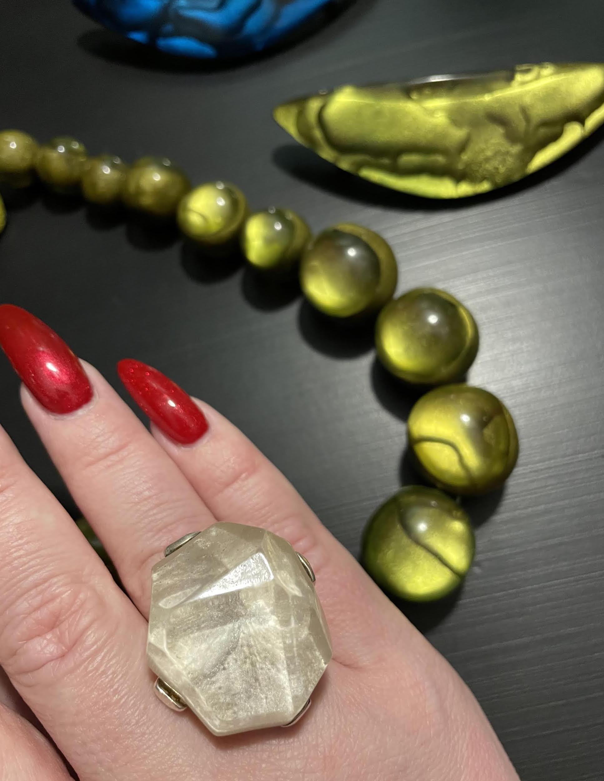 Dominique Denaive White Eve Ring