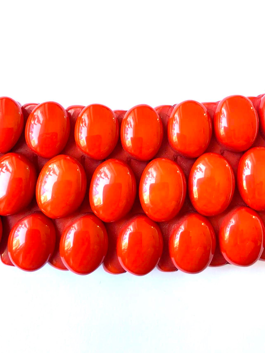 Dominique Denaive Coral Red Necklace