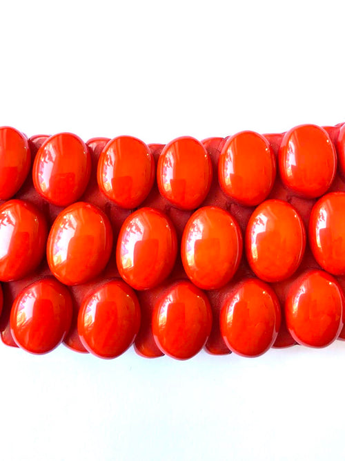 Dominique Denaive Coral Red Necklace