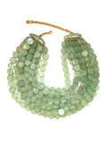 Dominique Denaive Light Green Jenifer Necklace