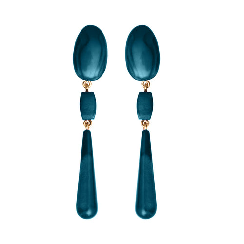 Dominique Denaive Blue Lauriane Earrings