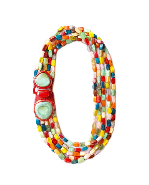 Dominique Denaive Belinda Multicolor Necklace