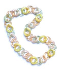 Dominique Denaive Long Noemie Pastel Chain Necklace