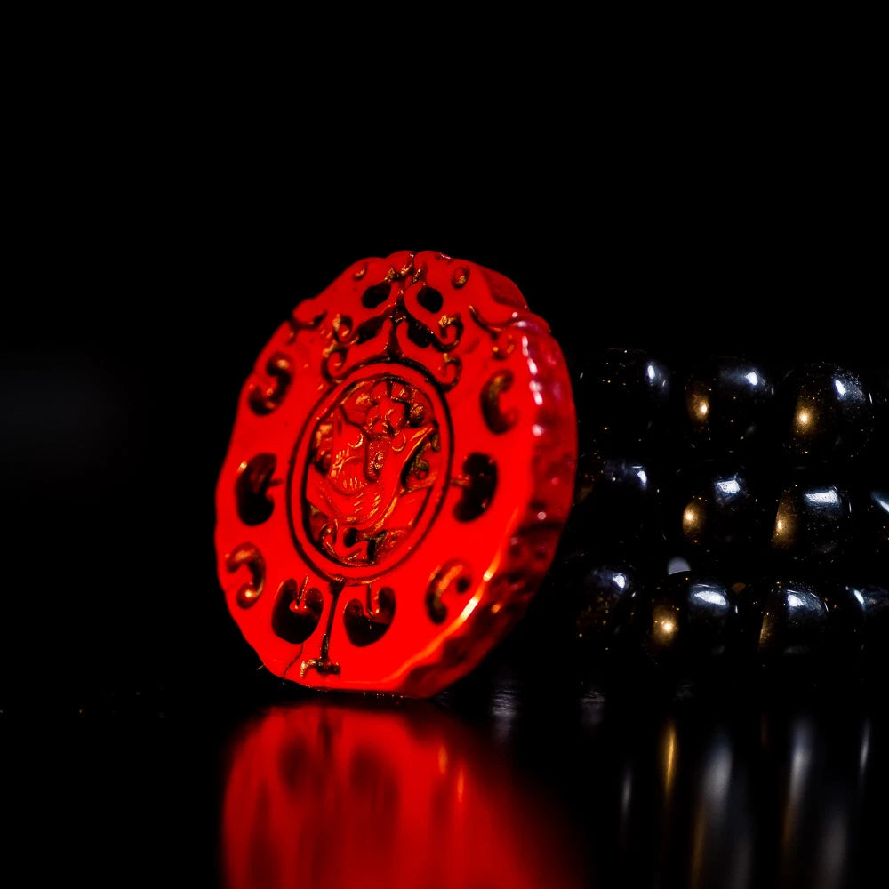Dominique Denaive Red & Black Mei Bracelet