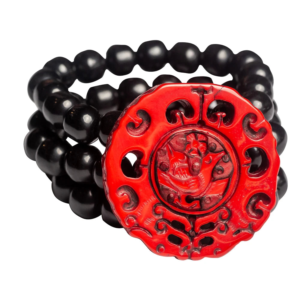 Dominique Denaive Red & Black Mei Bracelet