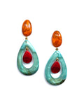 Dominique Denaive Colorful Dew Drop Earrings