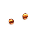 Dominique Denaive Small Agnes Earrings in Orange