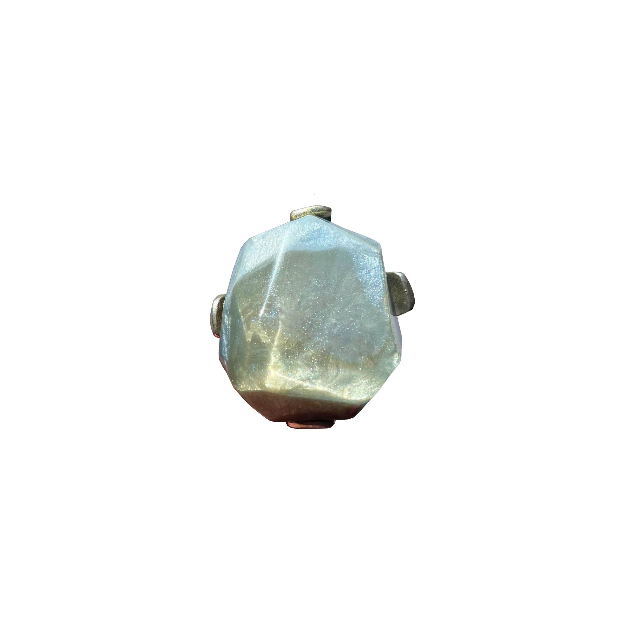 Dominique Denaive Blue Gray Eve Ring