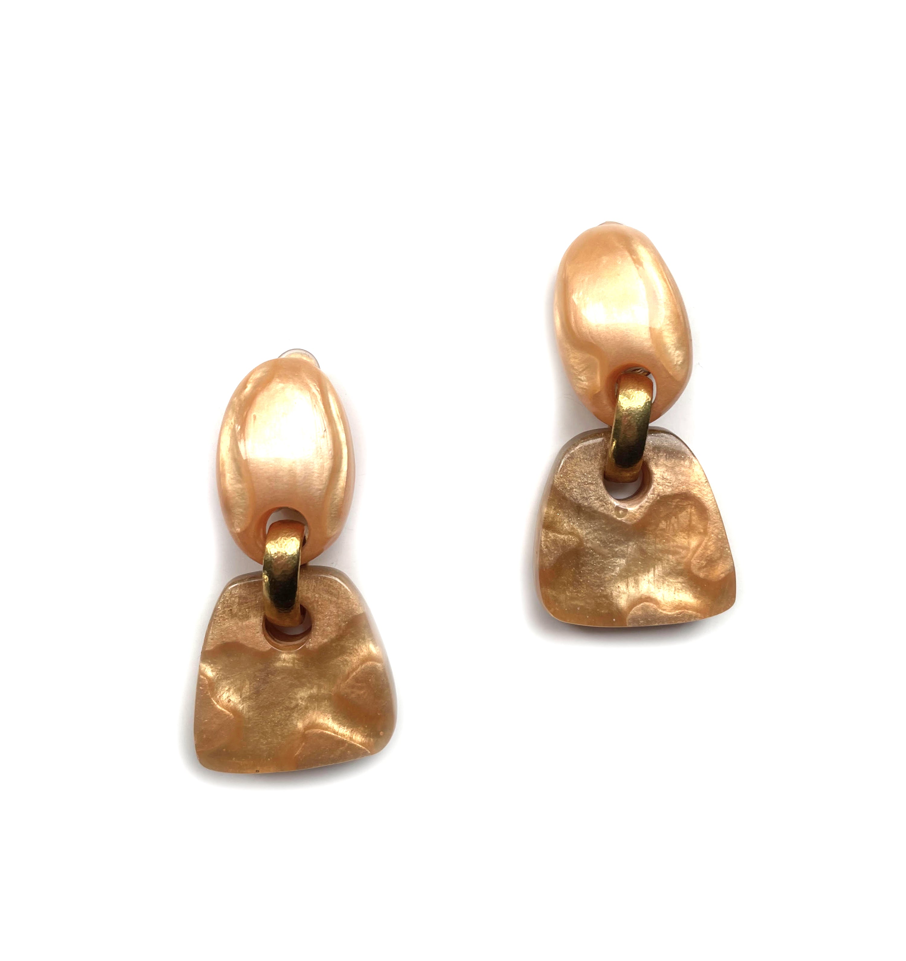 Dominique Denaive Blond Venitién Chloe Earrings