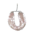 Dominique Denaive Pastel Pink Pellet Necklace