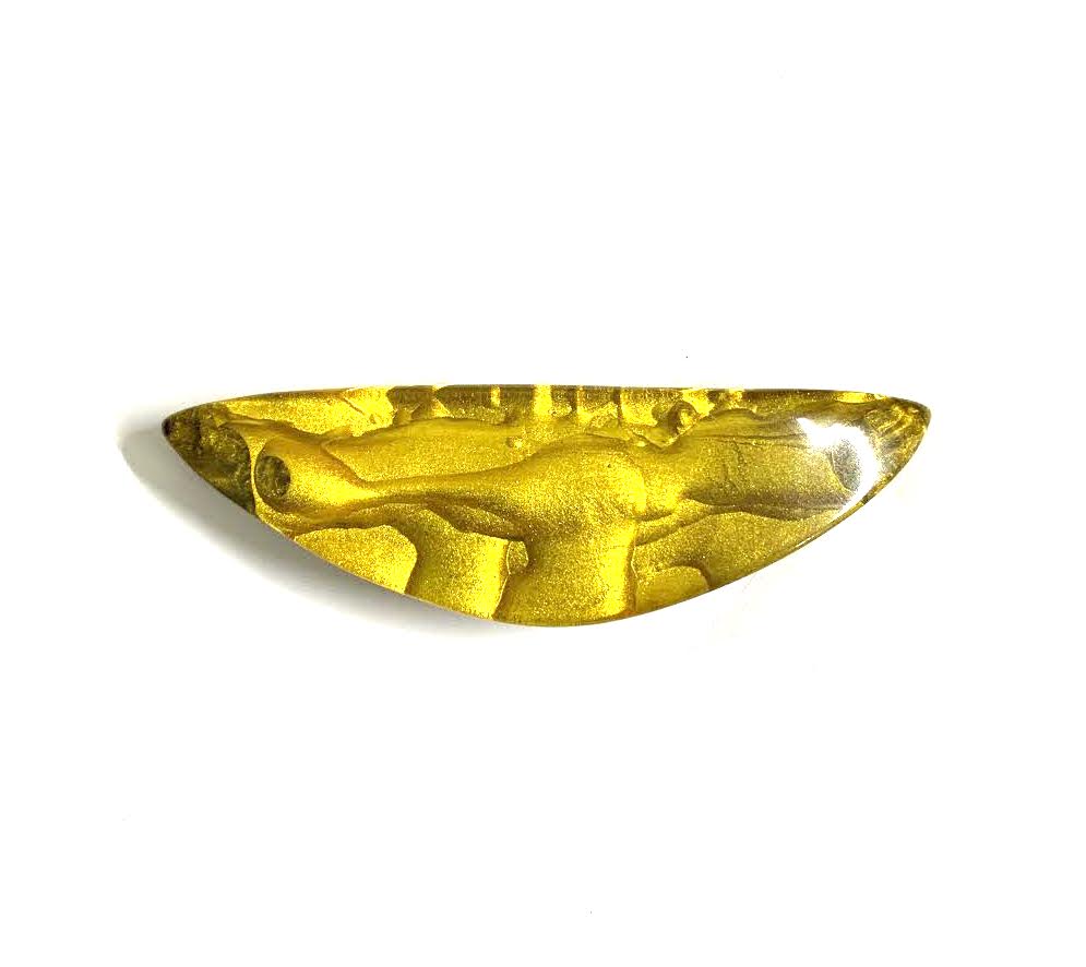 Dominique Denaive Hair Clip in Yellow