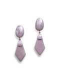 Dominique Denaive Pastel Lilac Earrings