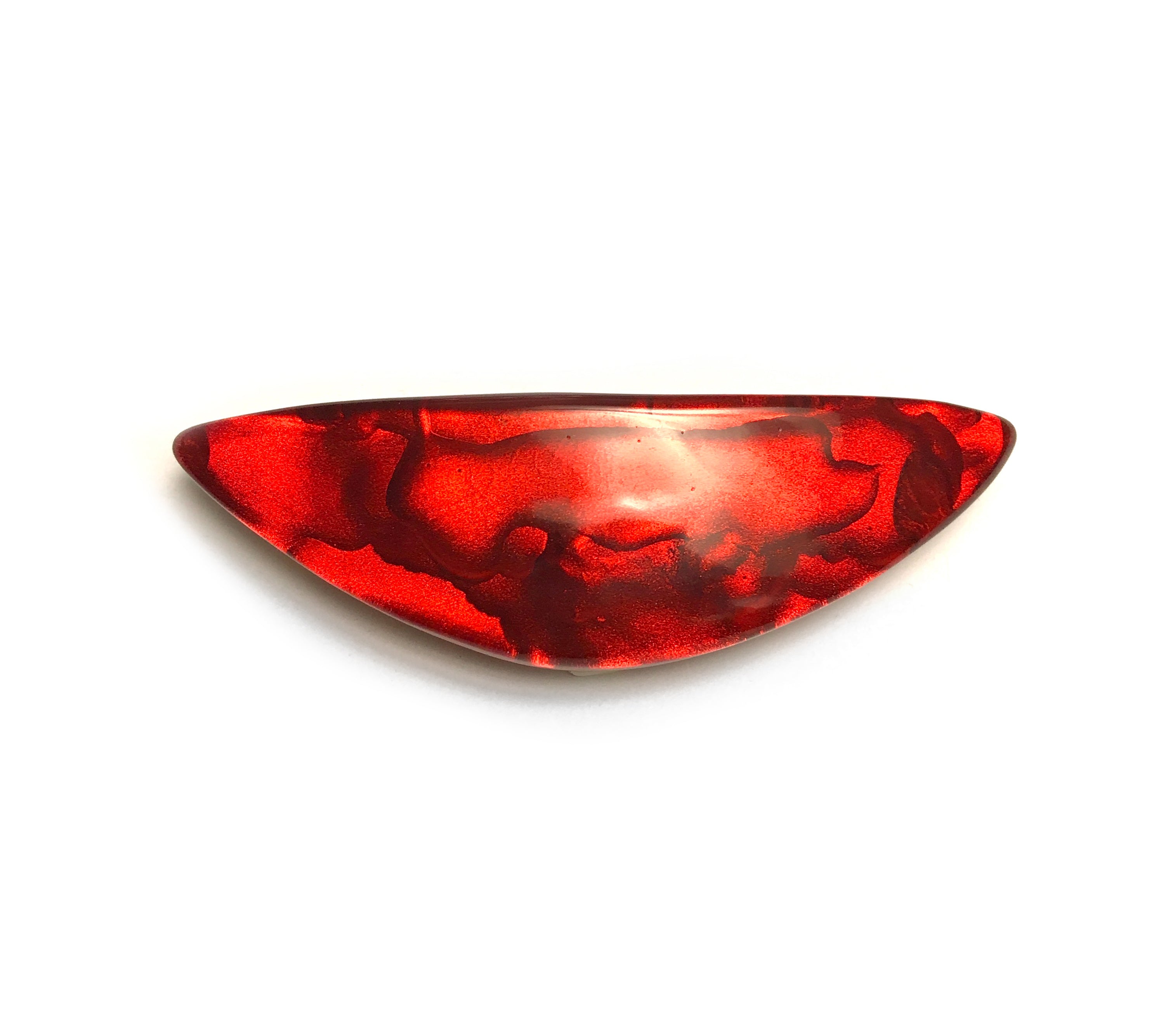 Dominique Denaive Classic Hair Clip in Red