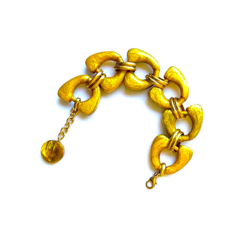 Dominique Denaive Gold Yellow Bracelet
