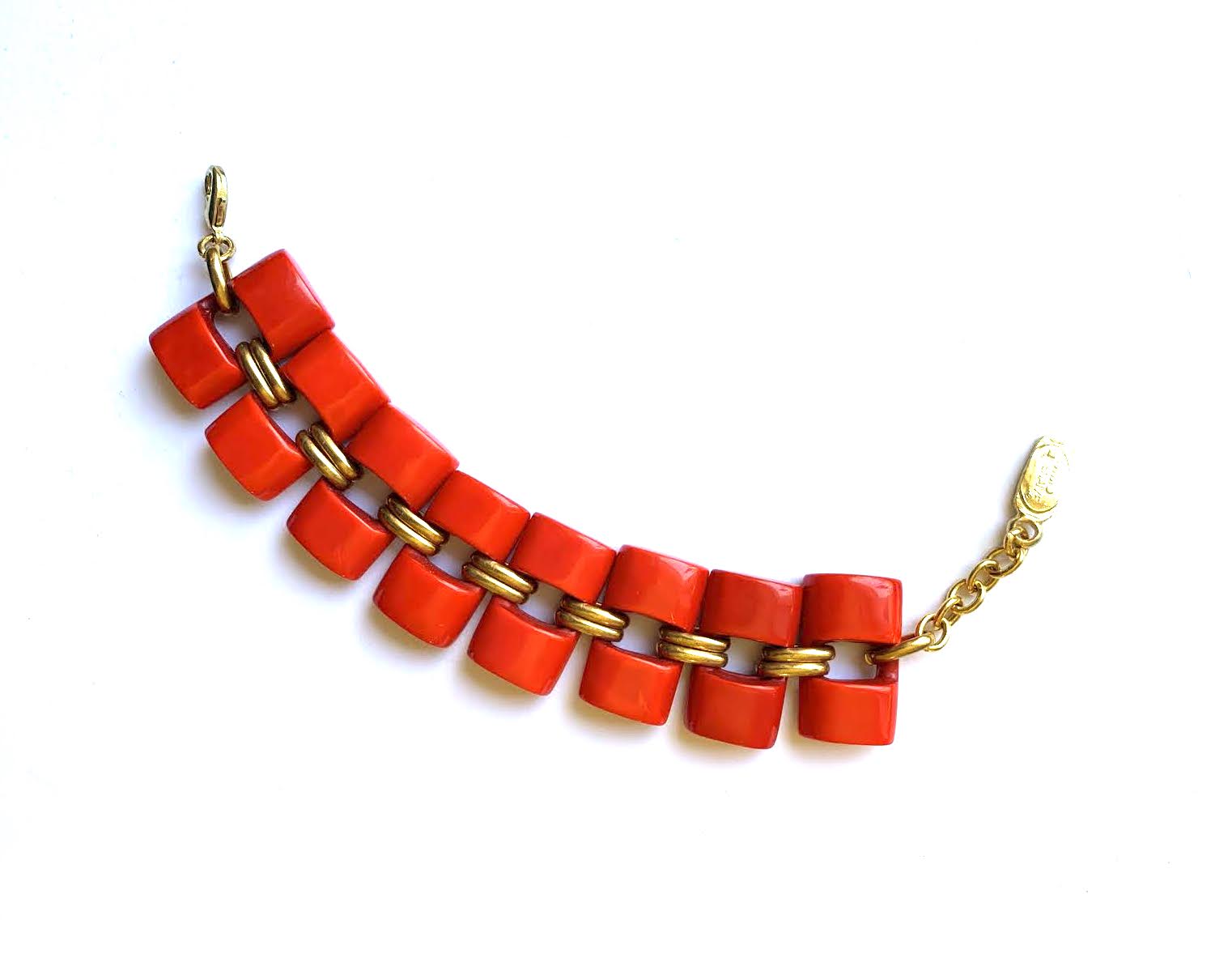 Dominique Denaive Red Bracelet
