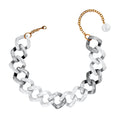 Dominique Denaive Iconic Silver Resin Chain